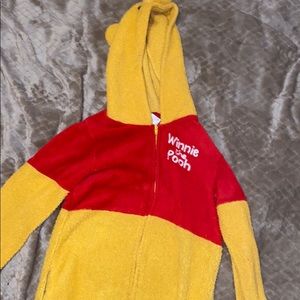 Cute and cuddly Winnie the Pooh onesie pajamas